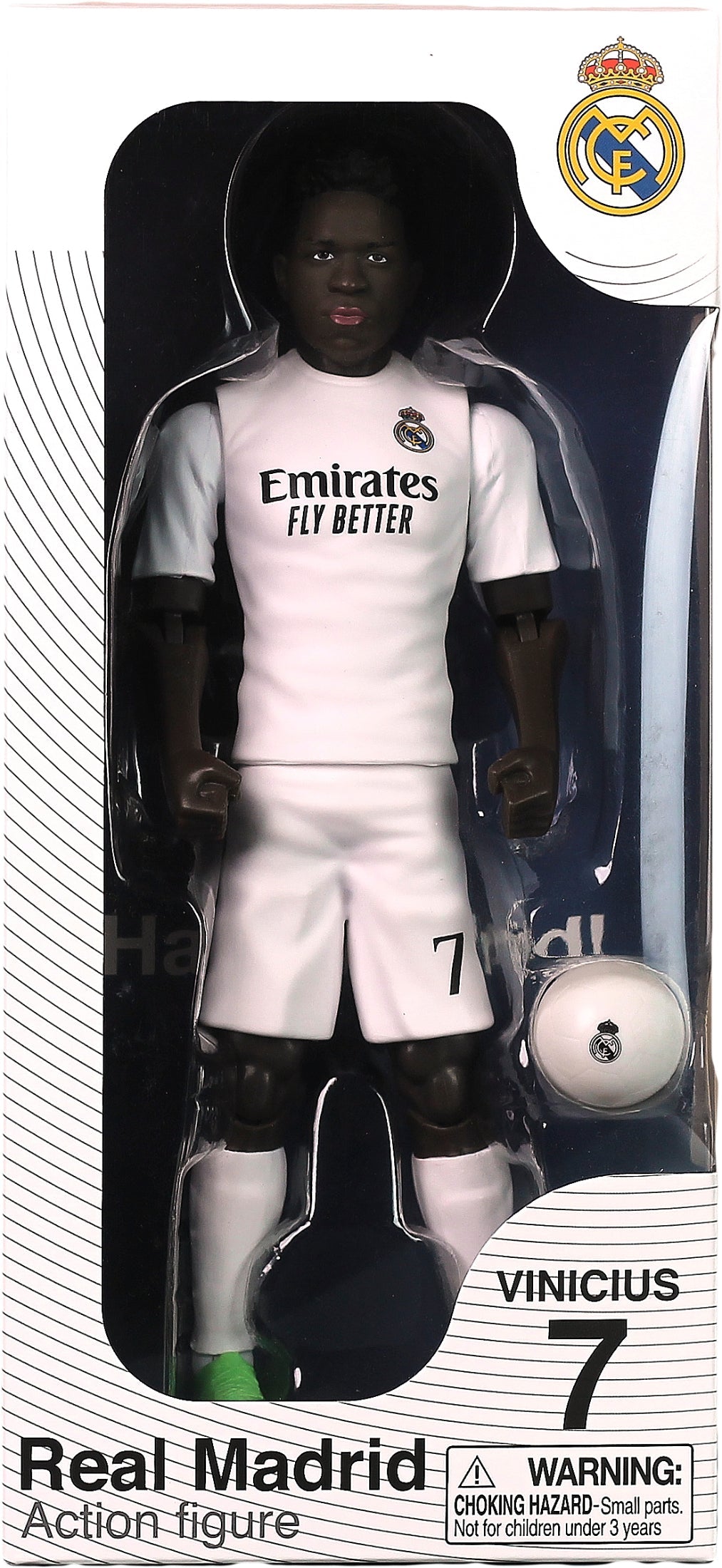 Banbo Toys SOCKERS Real Madrid Vinicius 8" Collectible Soccer Action Figure