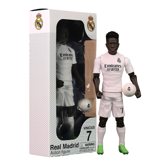 Banbo Toys SOCKERS Real Madrid Vinicius 8" Collectible Soccer Action Figure