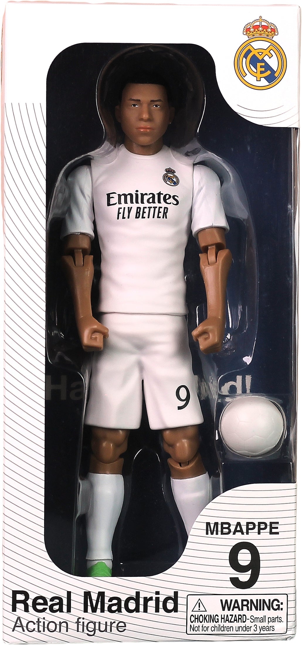 Banbo Toys SOCKERS Real Madrid Mbappe 8" Collectible Soccer Action Figure