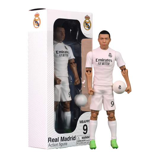 Banbo Toys SOCKERS Real Madrid Mbappe 8" Collectible Soccer Action Figure