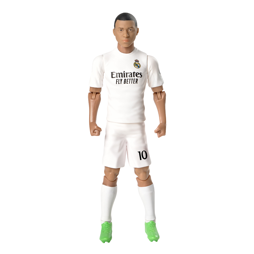 Banbo Toys SOCKERS Real Madrid CF Kylian Mbappé 8" Collectible Soccer Action Figure