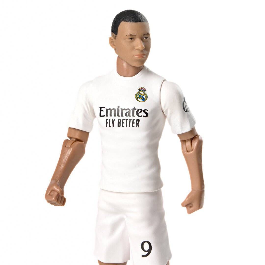 Banbo Toys SOCKERS Real Madrid CF Kylian Mbappe 8" Collectible Soccer Action Figure
