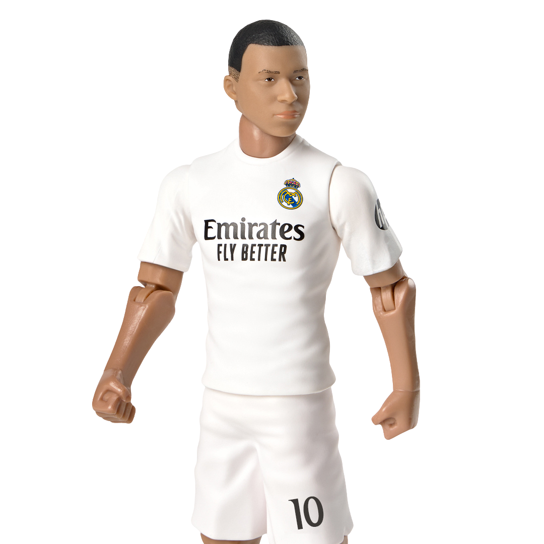Banbo Toys SOCKERS Real Madrid CF Kylian Mbappé 8" Collectible Soccer Action Figure