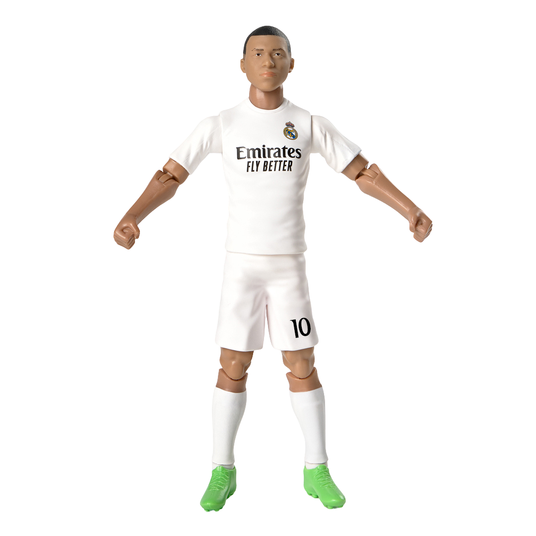 Banbo Toys SOCKERS Real Madrid CF Kylian Mbappé 8" Collectible Soccer Action Figure