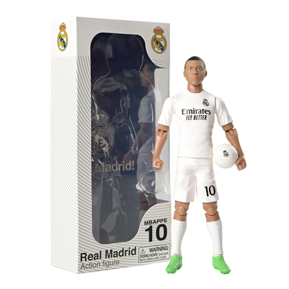 Banbo Toys SOCKERS Real Madrid CF Kylian Mbappé 8" Collectible Soccer Action Figure