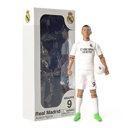 Banbo Toys SOCKERS Real Madrid CF Kylian Mbappe 8" Collectible Soccer Action Figure