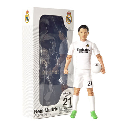 Banbo Toys SOCKERS Real Madrid CF Brahim Díaz 8" Collectible Soccer Action Figure