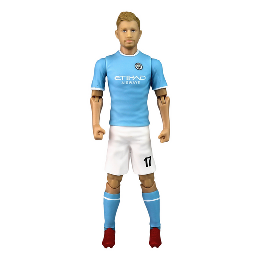 Banbo Toys SOCKERS Manchester City F.C. Kevin De Bruyne 8" Collectible Soccer Action Figure