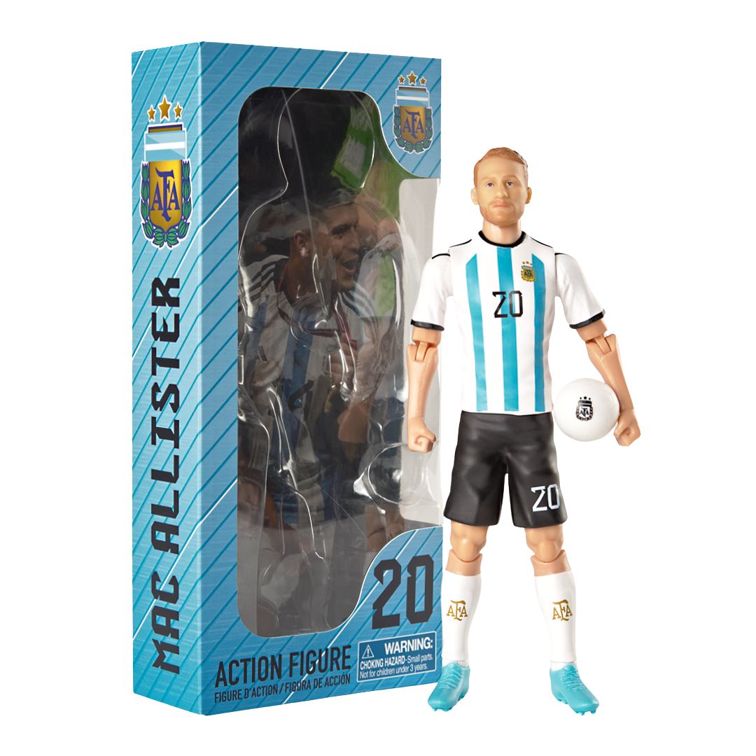 Banbo Toys SOCKERS Argentina Mac Allister 8" Collectible Soccer Action Figure