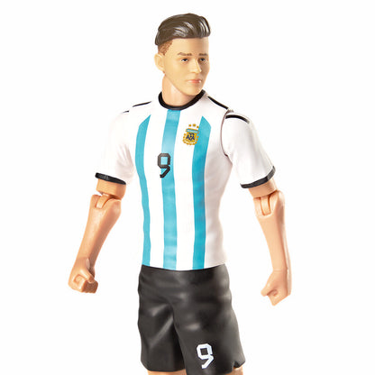 Banbo Toys SOCKERS Argentina Julian Alvarez 8" Collectible Soccer Action Figure