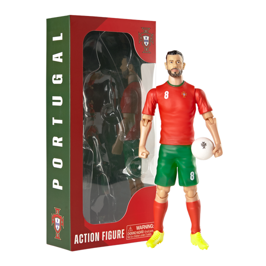 Banbo Toys SOCKERS Portugal National Bruno Fernandes 8" Collectible Soccer Action Figure