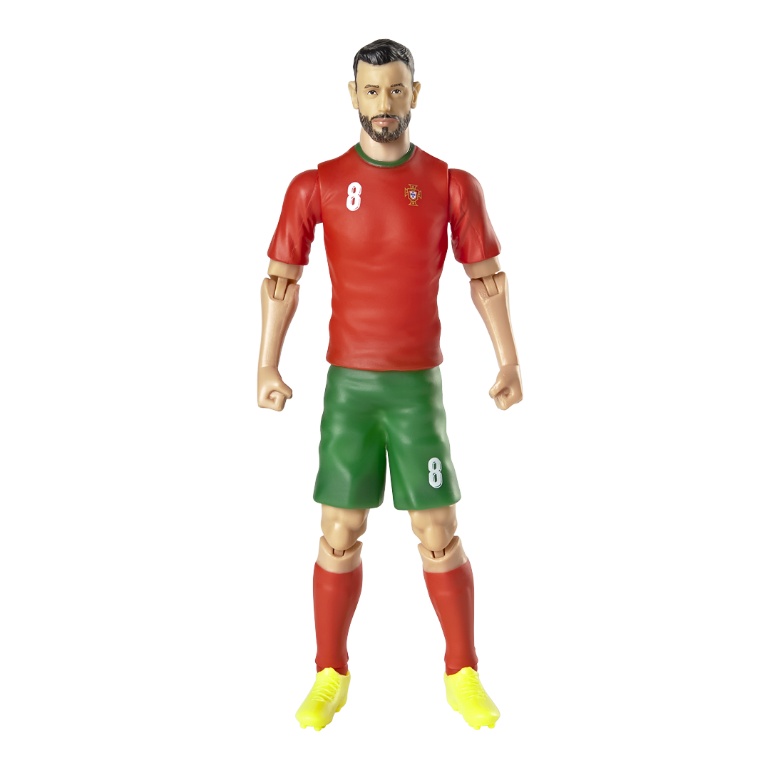 Banbo Toys SOCKERS Portugal National Bruno Fernandes 8" Collectible Soccer Action Figure