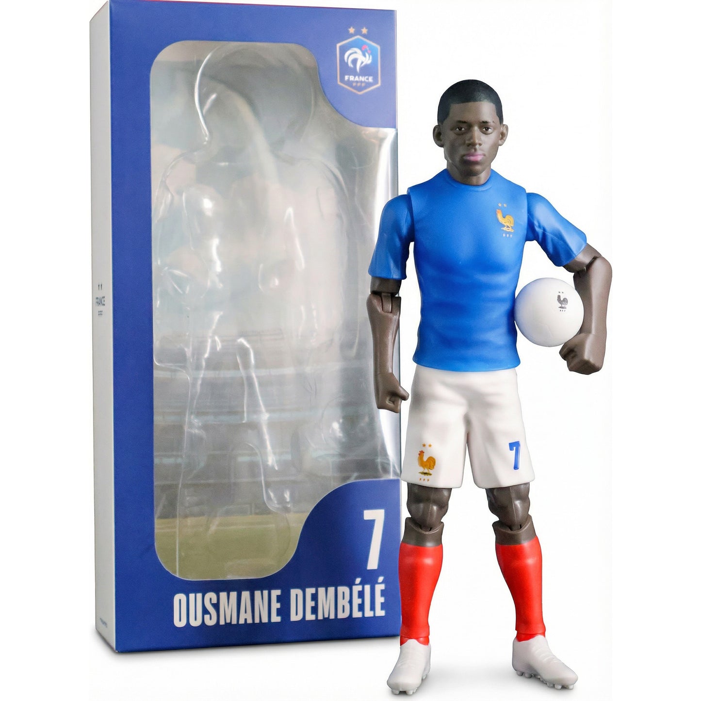 Banbo Toys SOCKERS France National Ousmane Dembélé 8" Collectible Soccer Action Figure