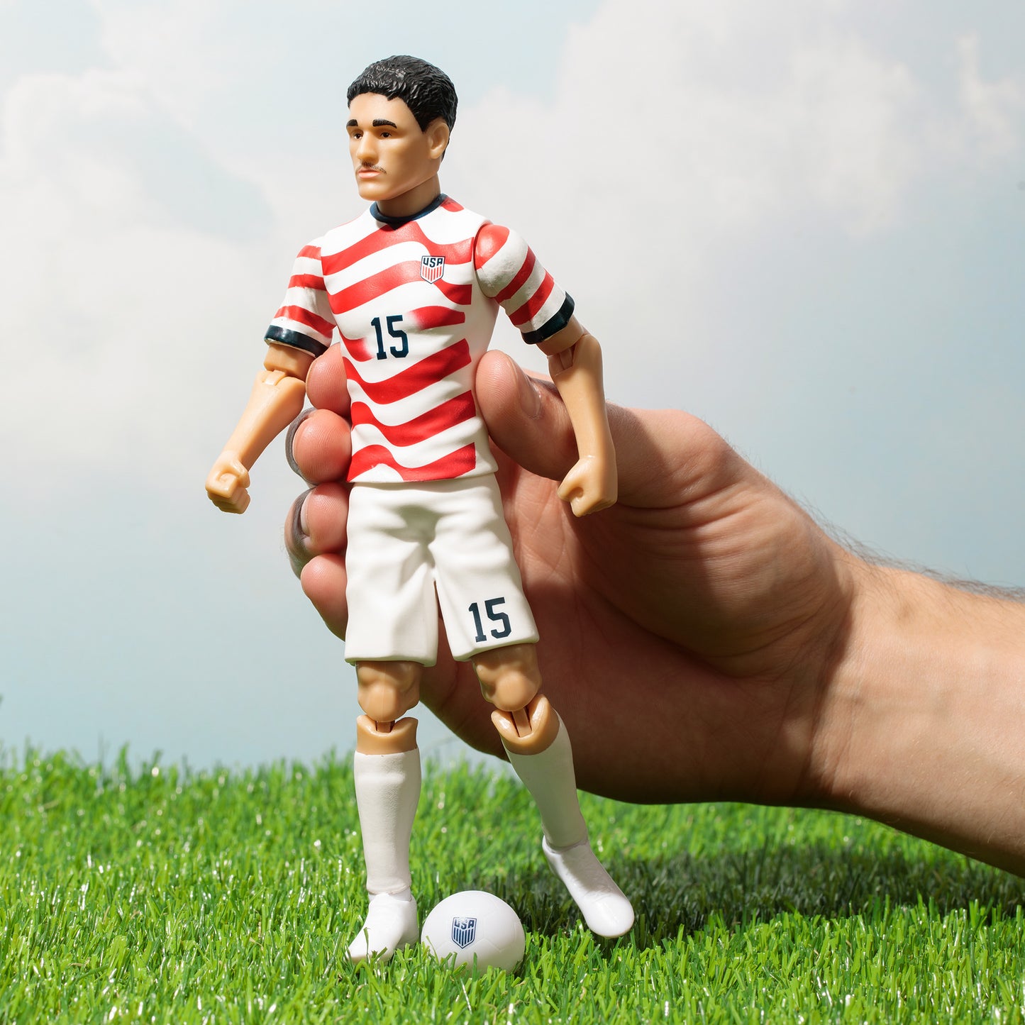 Banbo Toys SOCKERS 2026 USMNT Johnny Cardoso 8" Collectible Soccer Action Figure